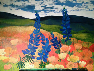 “California Lupine”
- Acrylic on canvas
- Original not available
- Signed canvas and paper prints available on order Amy Richardson - California Lupine