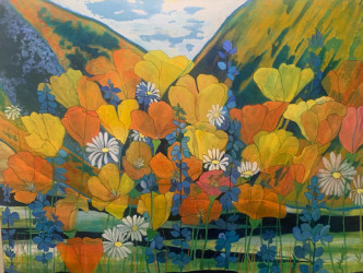 "Kern Canyon After the Rains II"